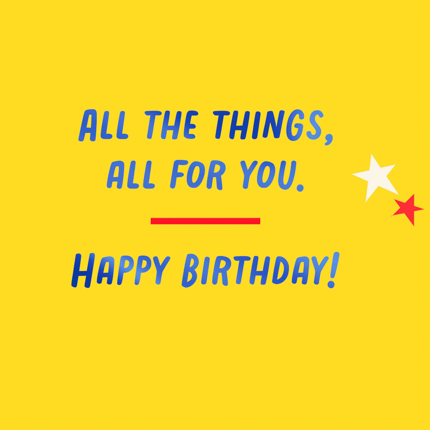 All the Things, All for You Gift Card Greeting Birthday Card for Kids, , large image number 2