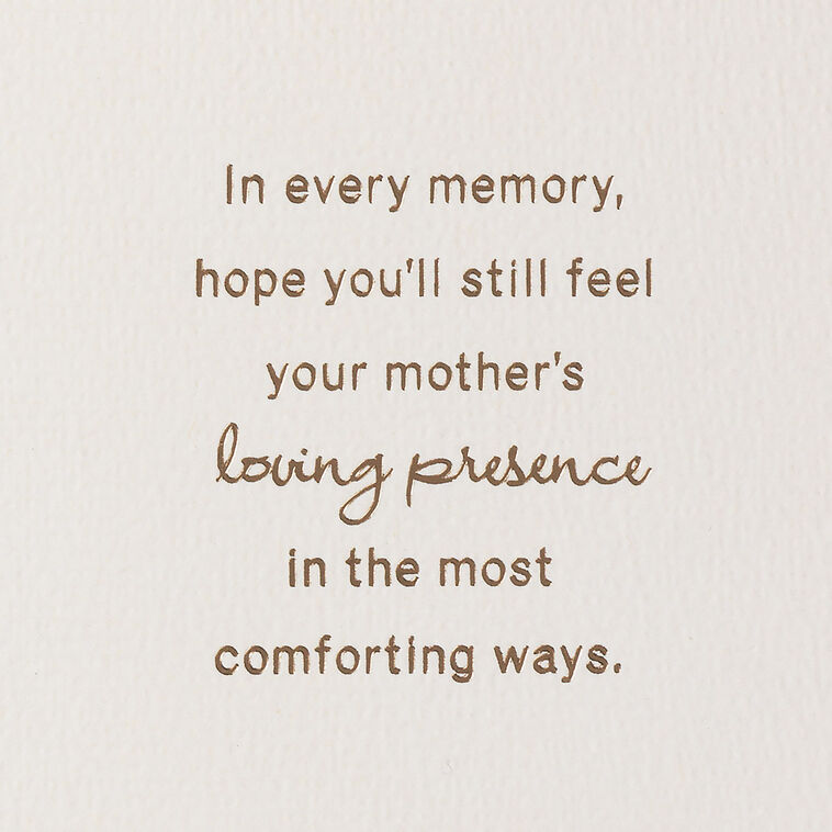 Her Laugh and Spirit Sympathy Card for Loss of Mother, , large image number 2