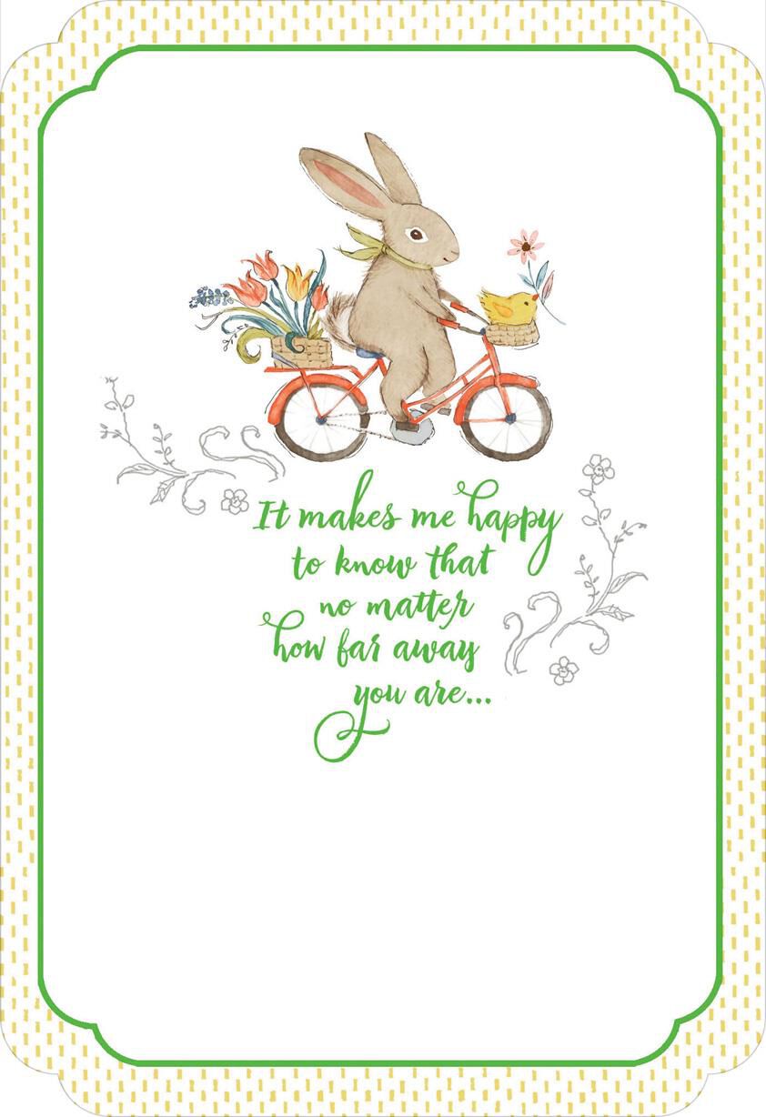 My Thoughts Will Always Find You Easter Card