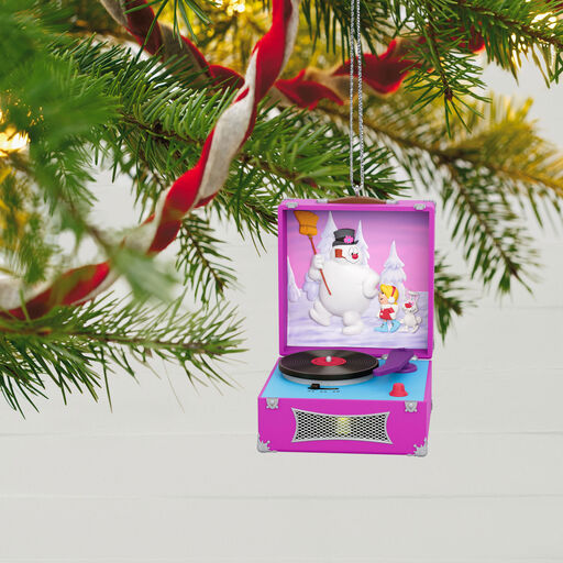 Frosty the Snowman™ Look at Frosty Go Ornament With Light and Sound, 
