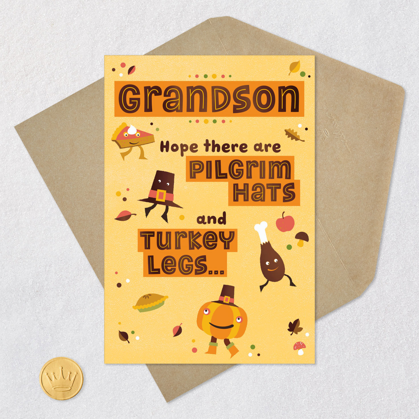 Lots of Smiles Thanksgiving Card for Grandson for only USD 2.00 | Hallmark