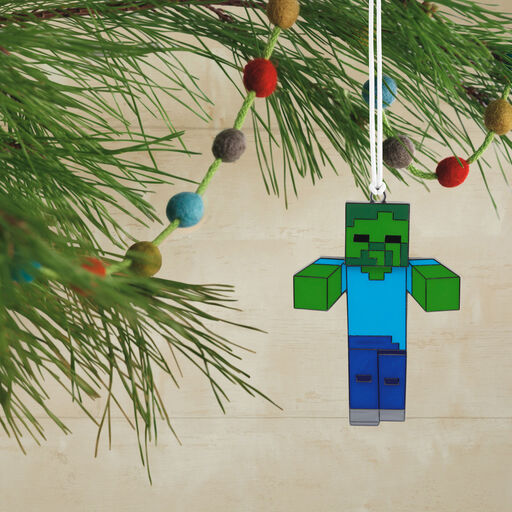 Minecraft Zombie Moving Metal Hallmark Ornament, 