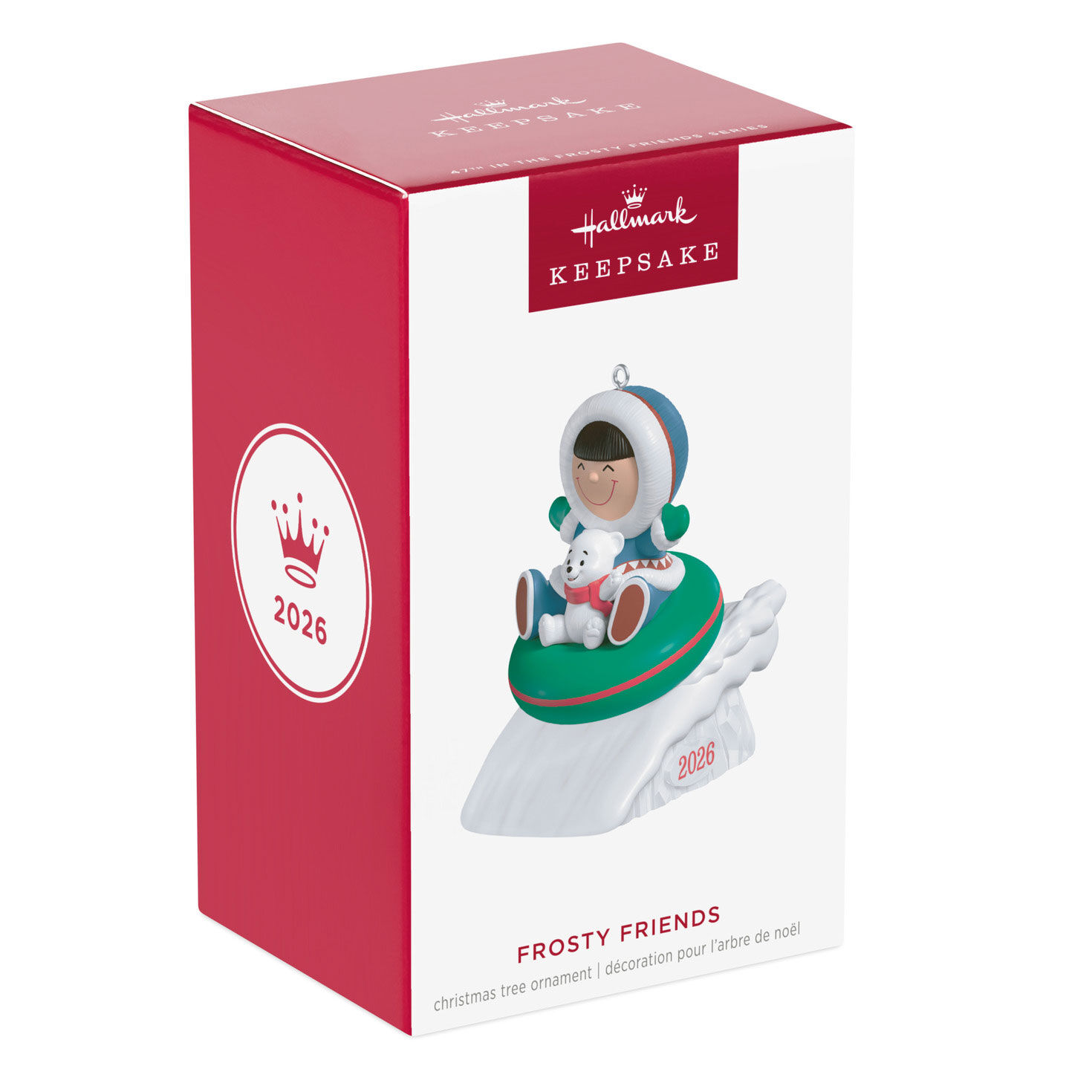 Eskimo Tubing With Bear Keepsake Ornament Package Front image number 7