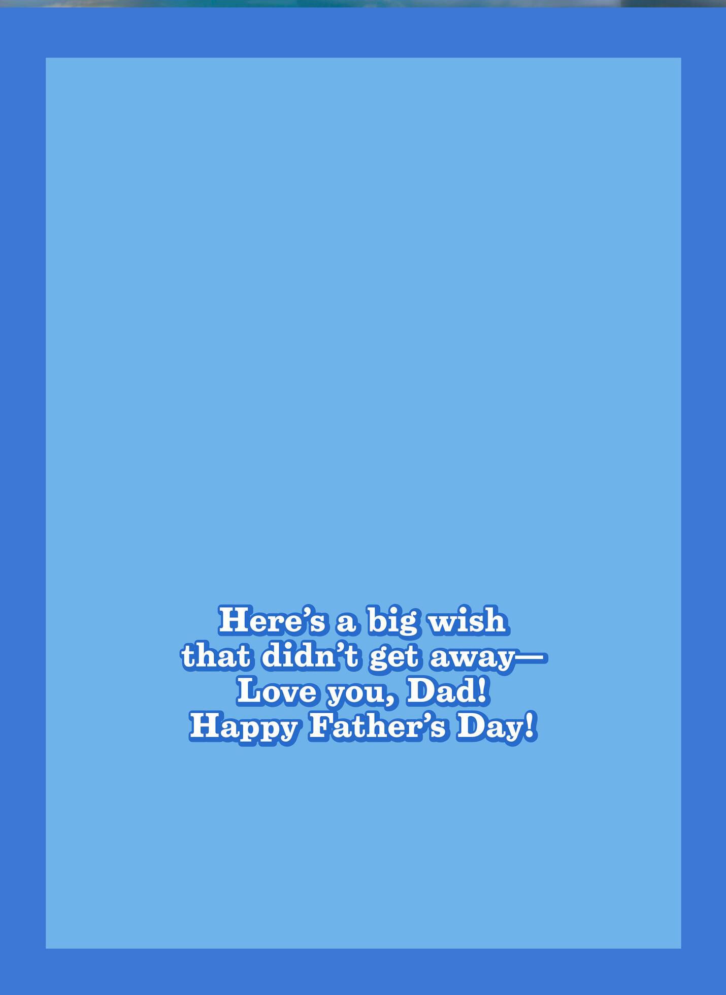Cute Cats Fishing Funny Father's Day Card for Dad