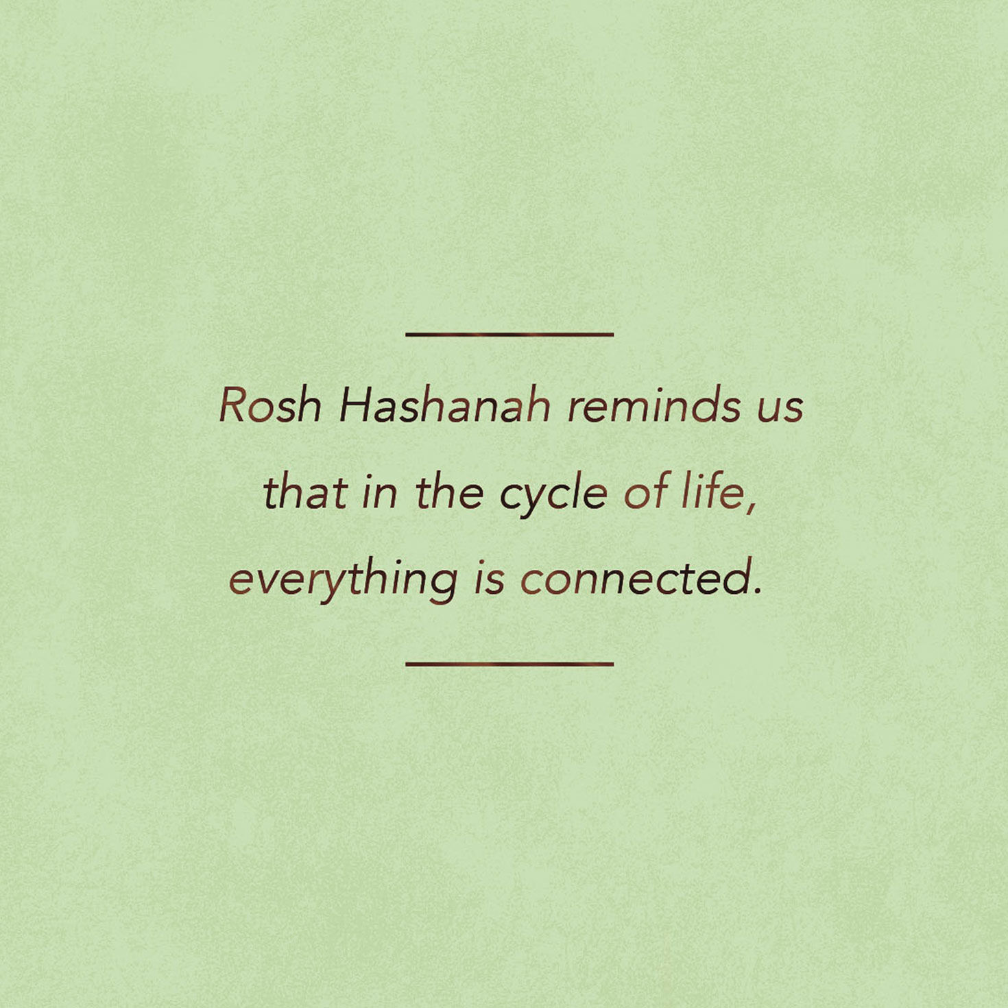 Happy and Proud to Be Connected Rosh Hashanah Card for Sister, , large image number 2