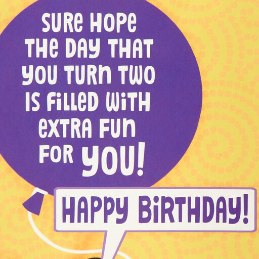 Disney Mickey Mouse Musical 2nd Birthday Card With Light, 