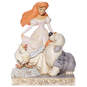 Jim Shore Disney Ariel, Scuttle and Max White Woodland Figurine, 7.75", , large image number 1