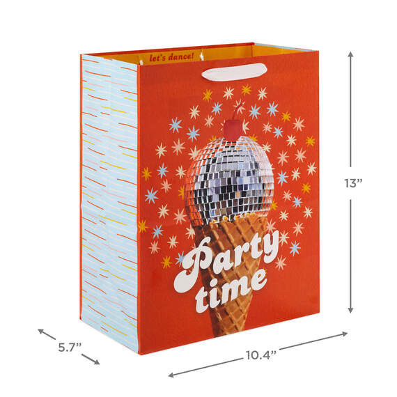13" Party Time Large Gift Bag, , large image number 3
