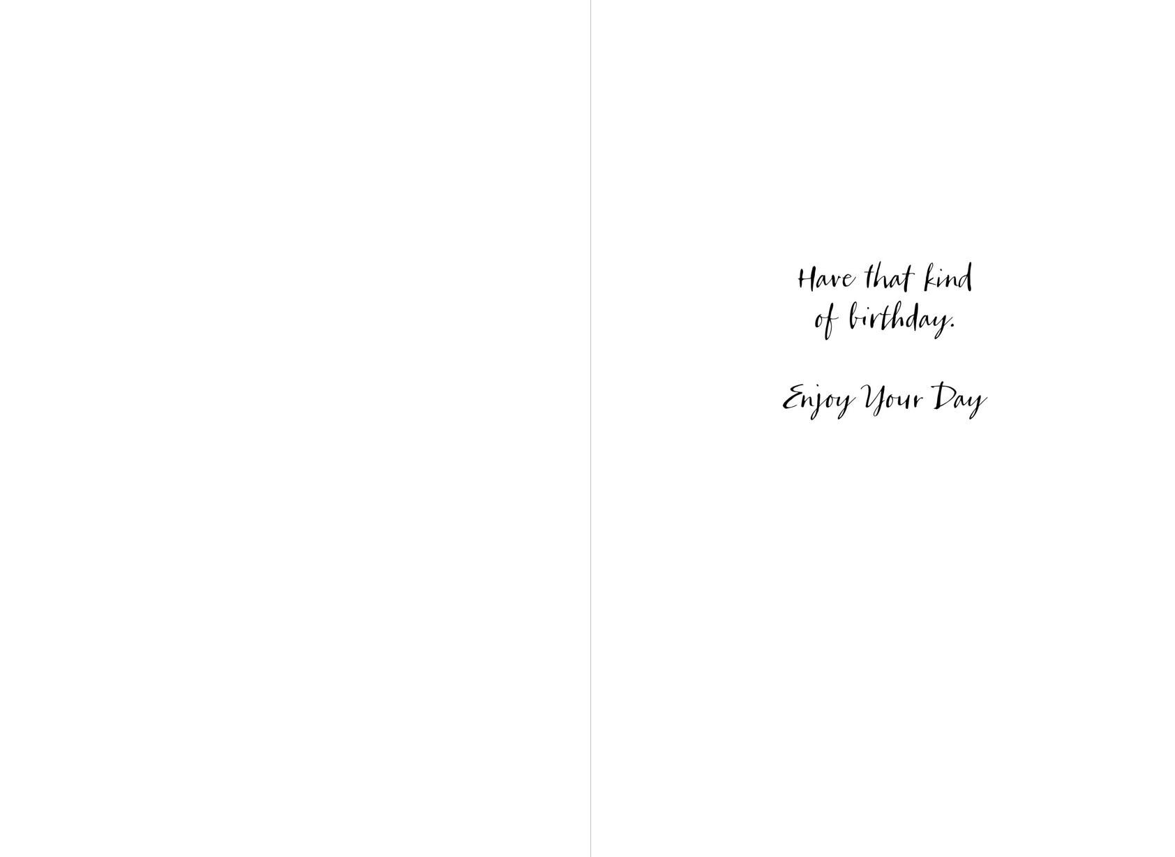 Day Full of Sunshine With Foil Birthday Card