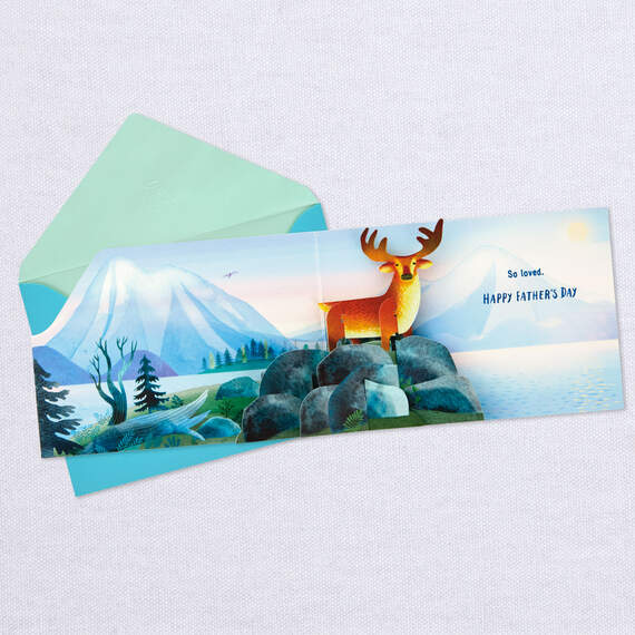So Loved Deer Pop Up Father's Day Card, , large image number 4