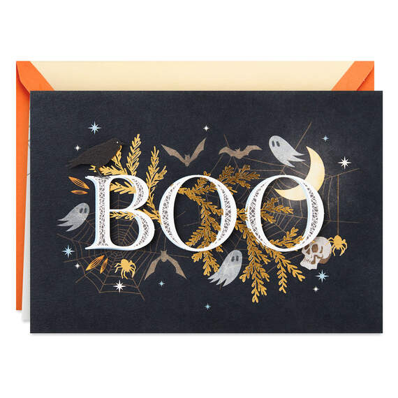 Boo Halloween Card, , large image number 1