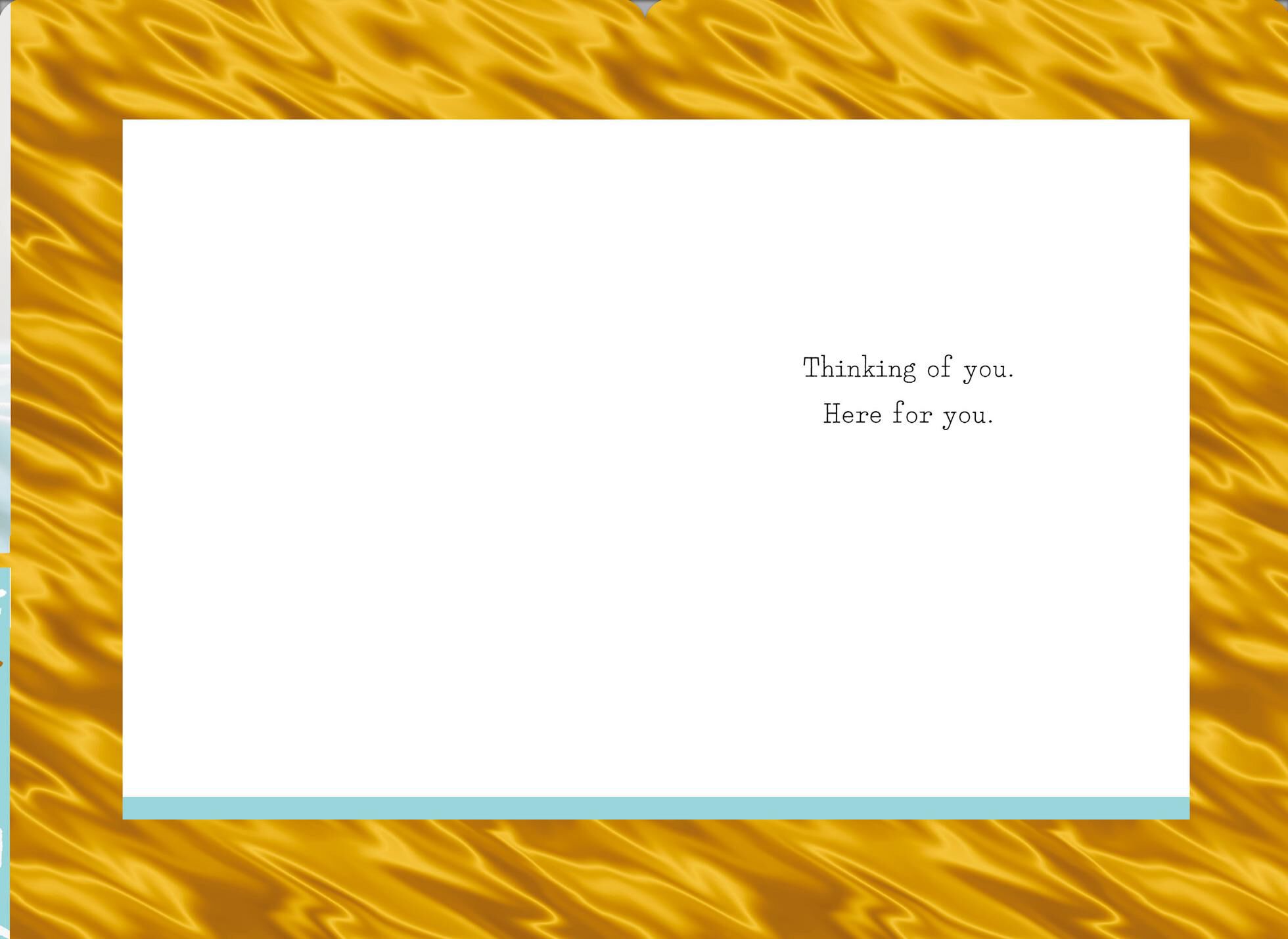 I'm All Ears Cute Puppy Thinking of You Card