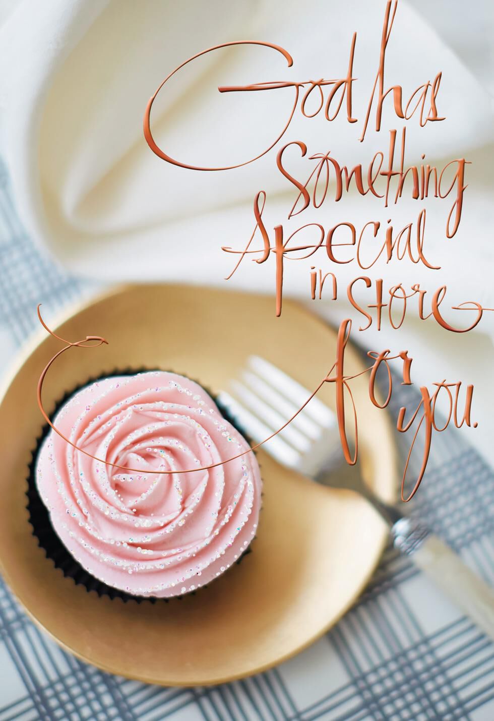 Cupcake and a Prayer Religious Birthday Card