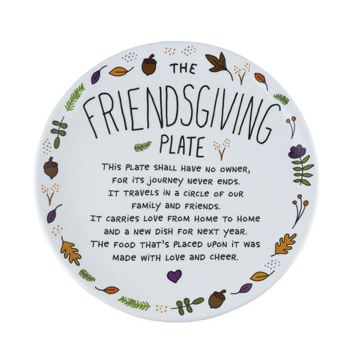 Our Name Is Mud Friendsgiving Plate, 