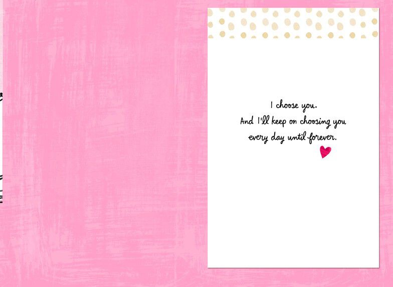 I Choose You Valentine's Day Card