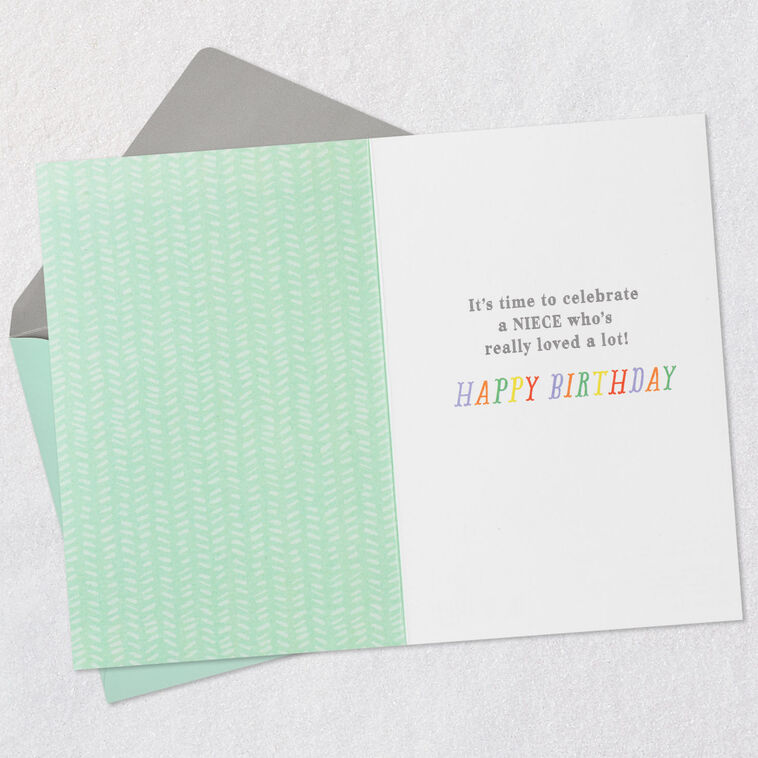 Really Loved a Lot Birthday Card for Niece, , large image number 3