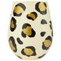 Lolita Leopard Handpainted Stemless Wine Glass, 20 oz., , large image number 1