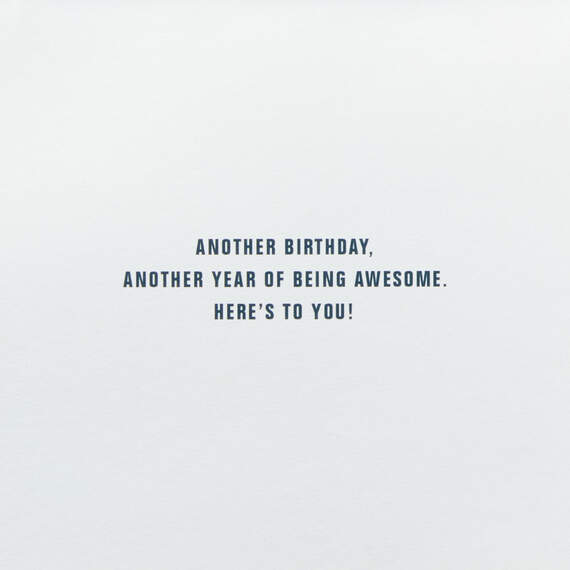 Another Year of Being Awesome Birthday Card, , large image number 2
