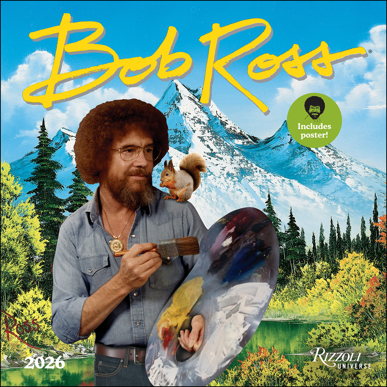 Bob Ross 2026 Wall Calendar for only USD 16.99 | Hallmark
