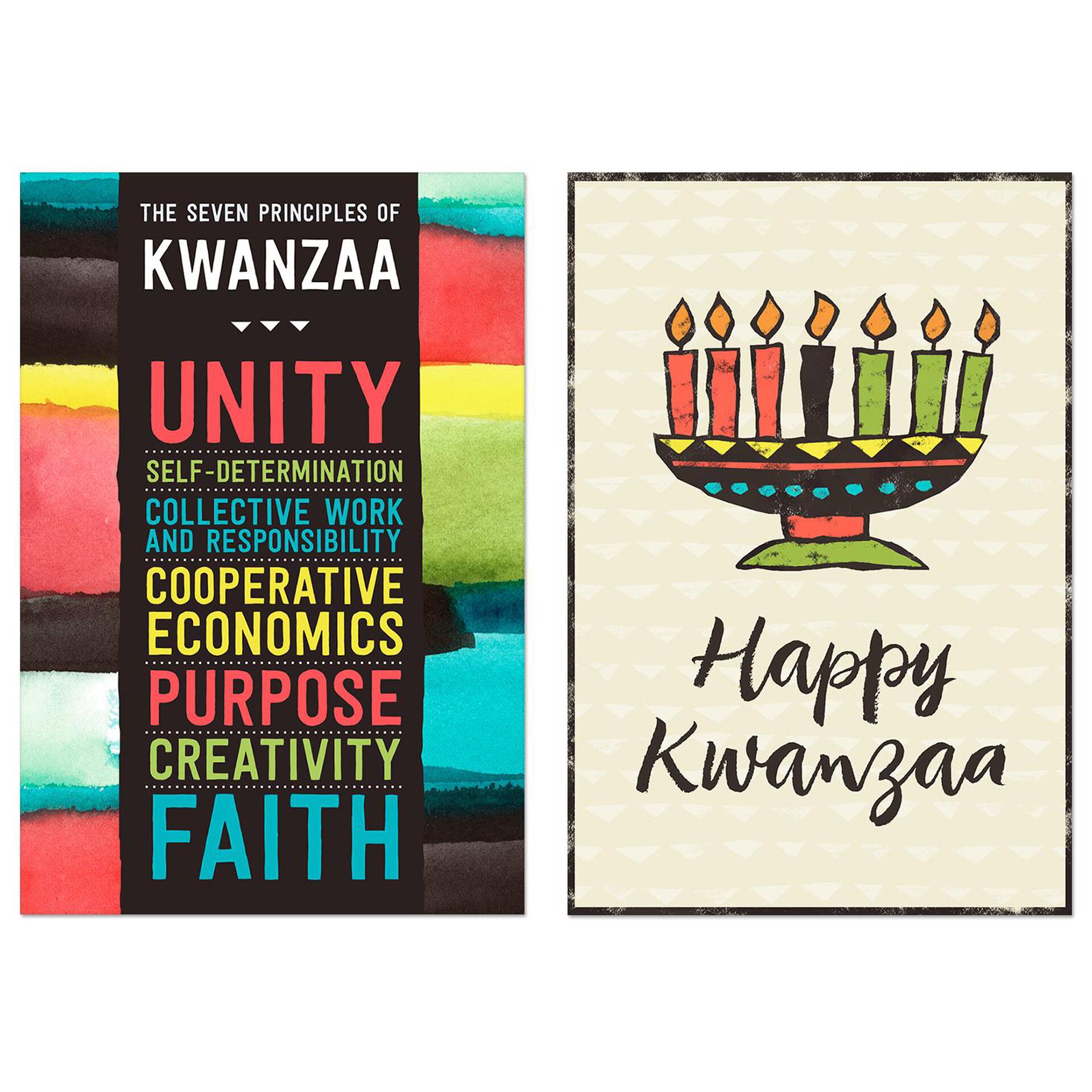 The Seven Principles Kwanzaa Cards Pack Of 6 Boxed Cards Hallmark