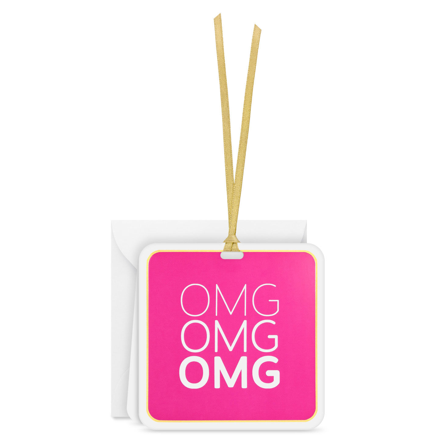 3.2" OMG Folded Gift Tag