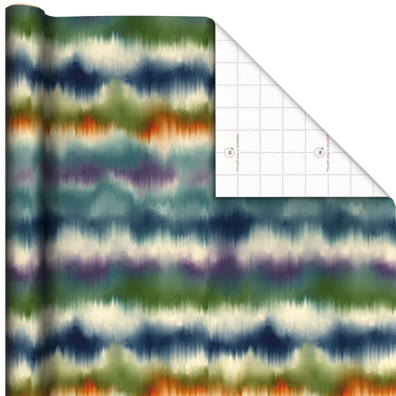 Watercolor Ikat Wrapping Paper, 20 sq. ft., , large image number 1