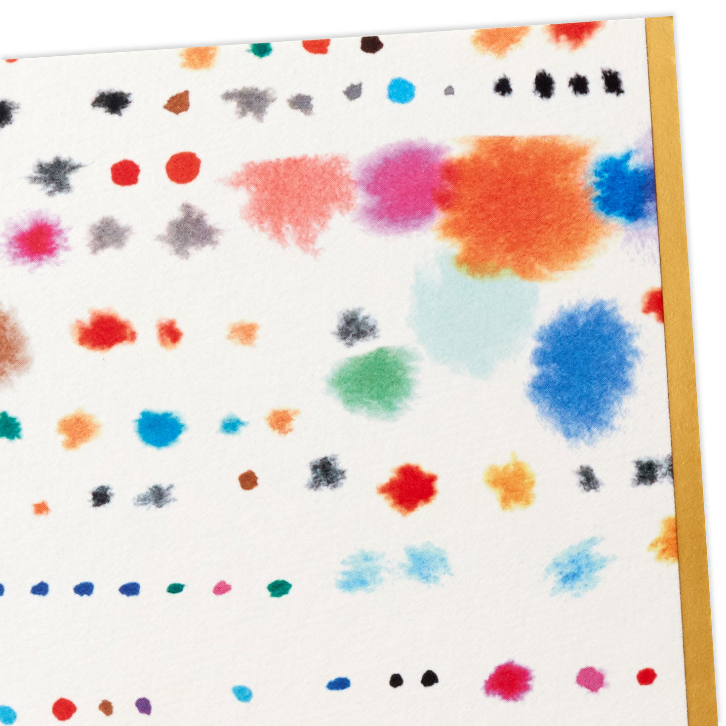 Watercolor Dots on White Blank Note Cards, Pack of 5, , large image number 3