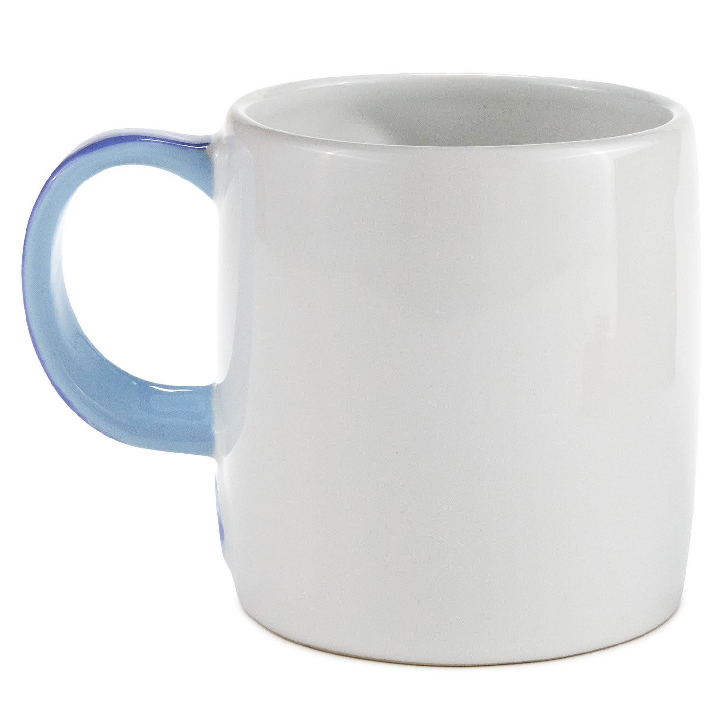Embossed Blue Bow Mug back image number 2