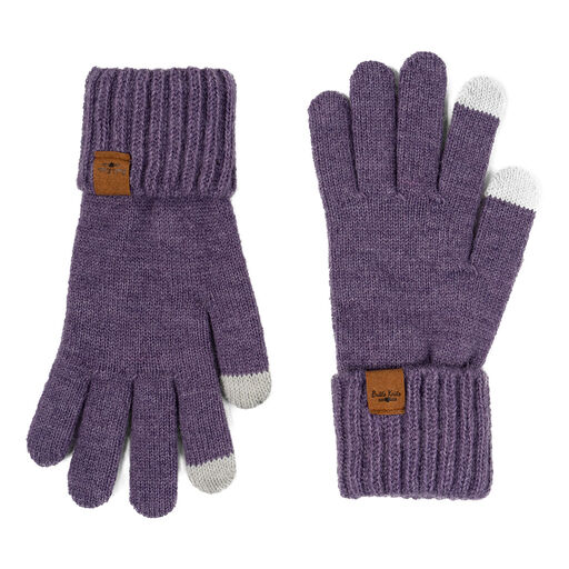 Britt’s Knits Purple Mainstay Women's Gloves, Purple