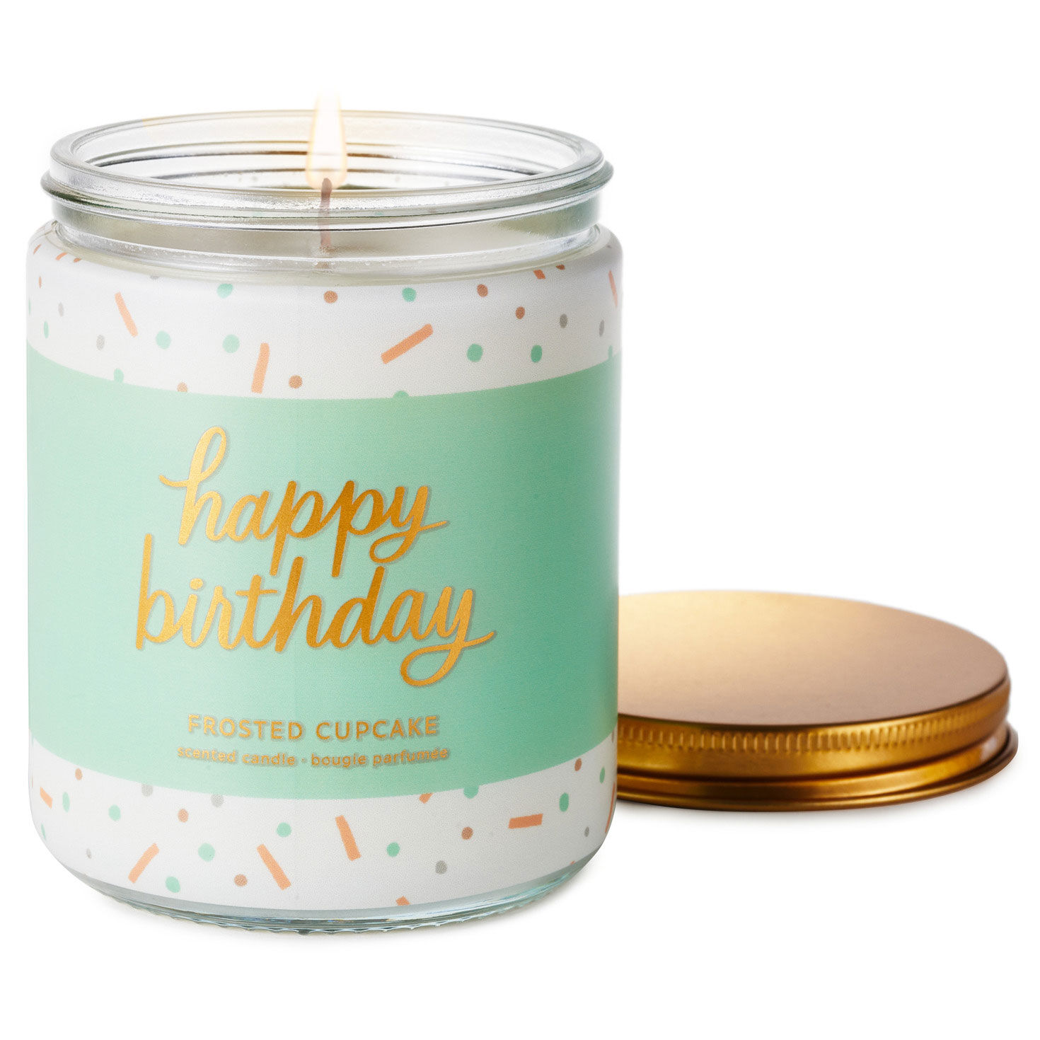 Happy Birthday Scented Single-Wick Jar Candle, 7 oz., , large image number 2