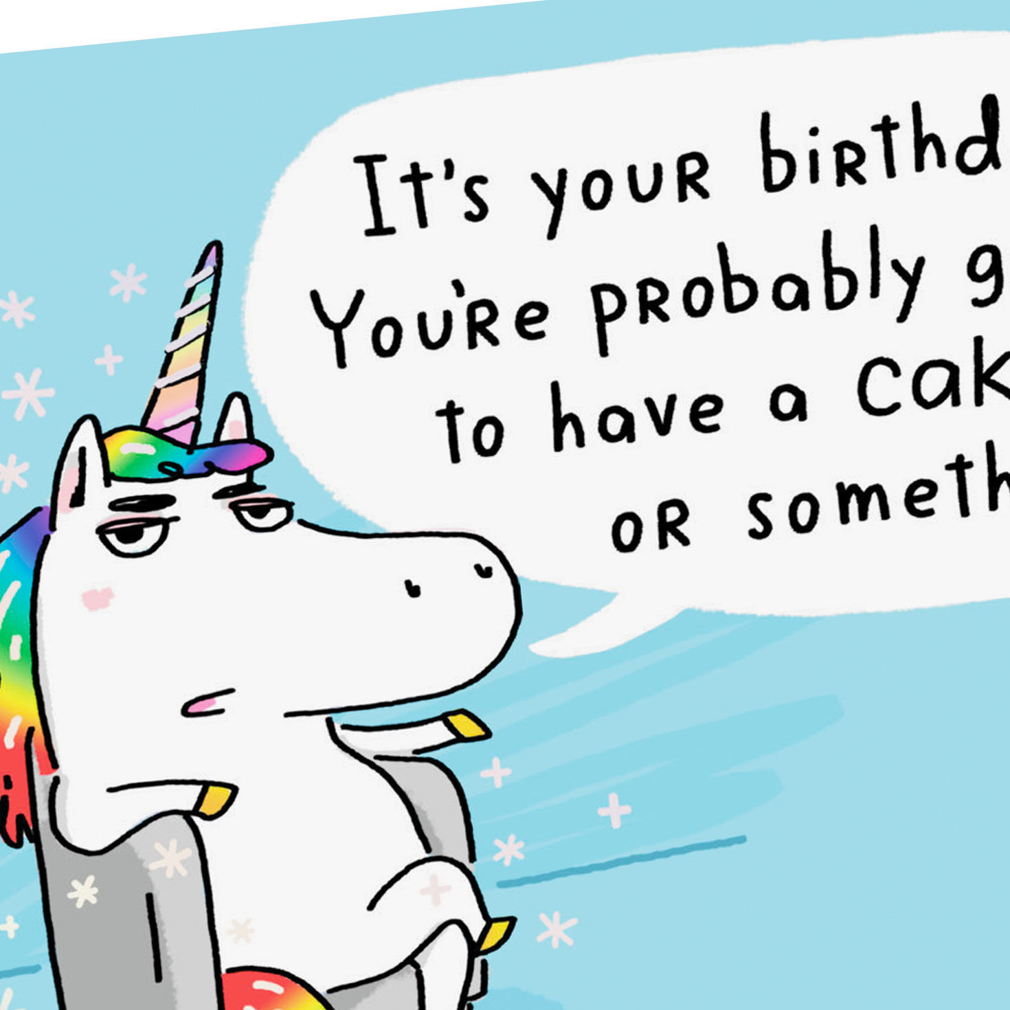 Fine, I'll Have Some Cake Funny Birthday Card - Greeting Cards | Hallmark