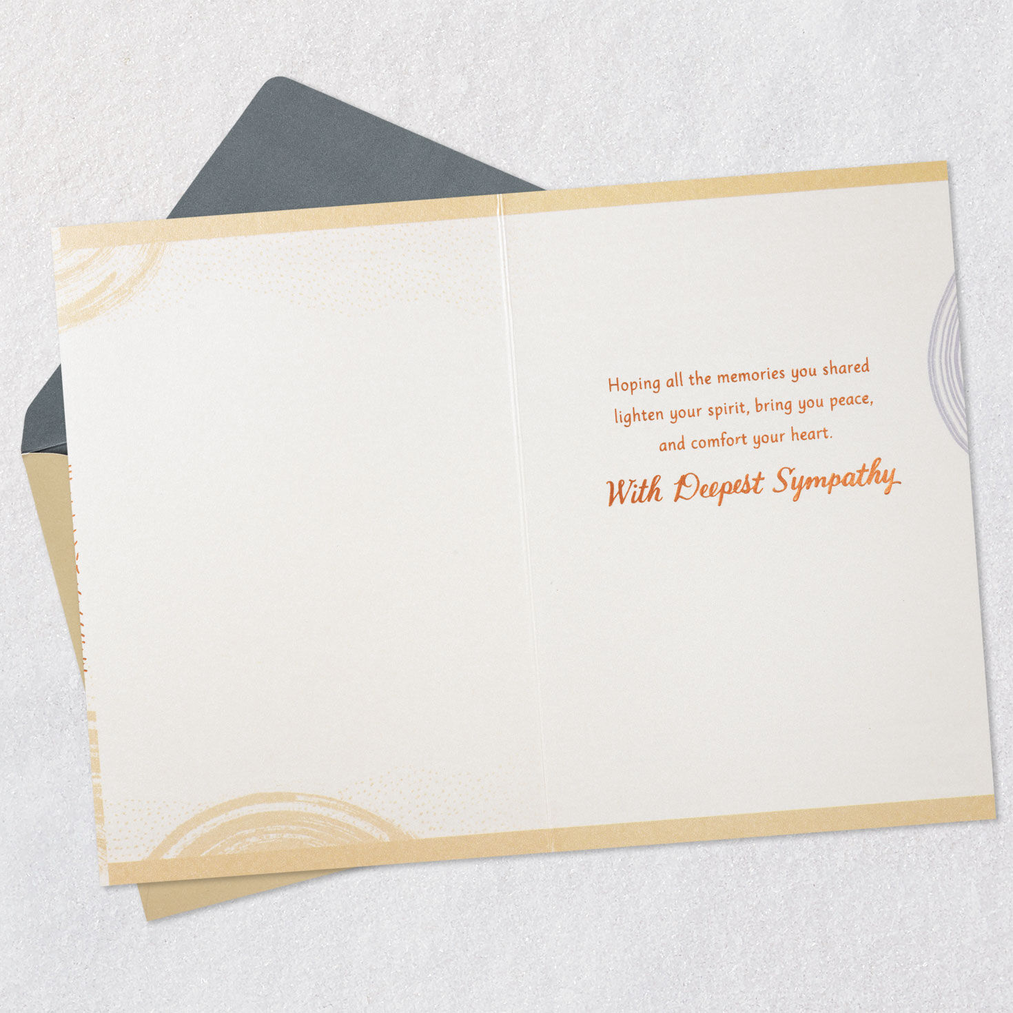 Hoping Memories Bring You Comfort Sympathy Card From Us, , large image number 3