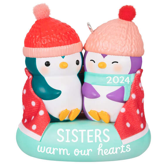 Sisters Warm Our Hearts 2024 Ornament, , large image number 1