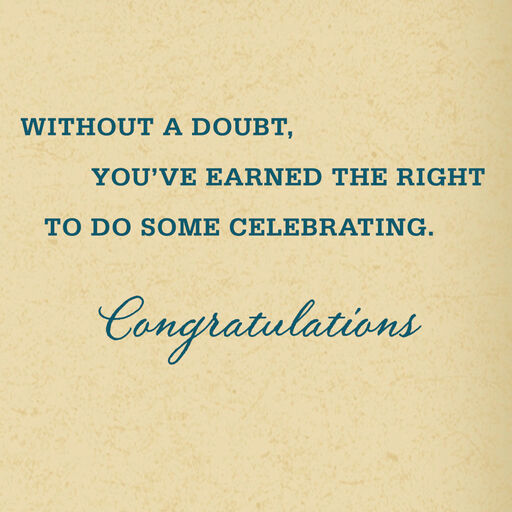 You Deserve to Feel Proud Military Congratulations Card, 