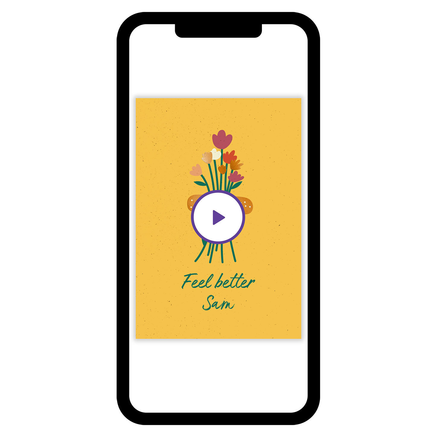 Feel Better Flower Bouquet Get Well eCard