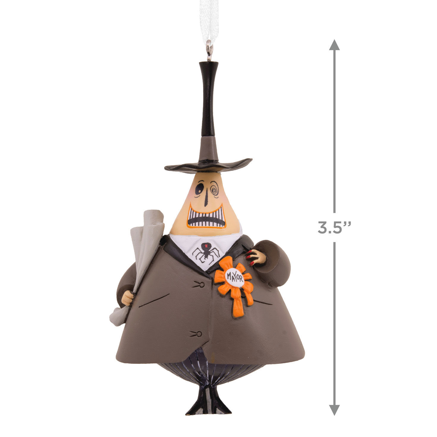Disney Tim Burton's The Nightmare Before Christmas Mayor Hallmark Ornament, , large image number 3