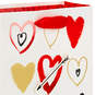 6.5" Painted Hearts Valentine's Day Gift Bag, , large image number 5
