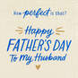 Perfectly Imperfect Life Father's Day Card for Husband, , large image number 3