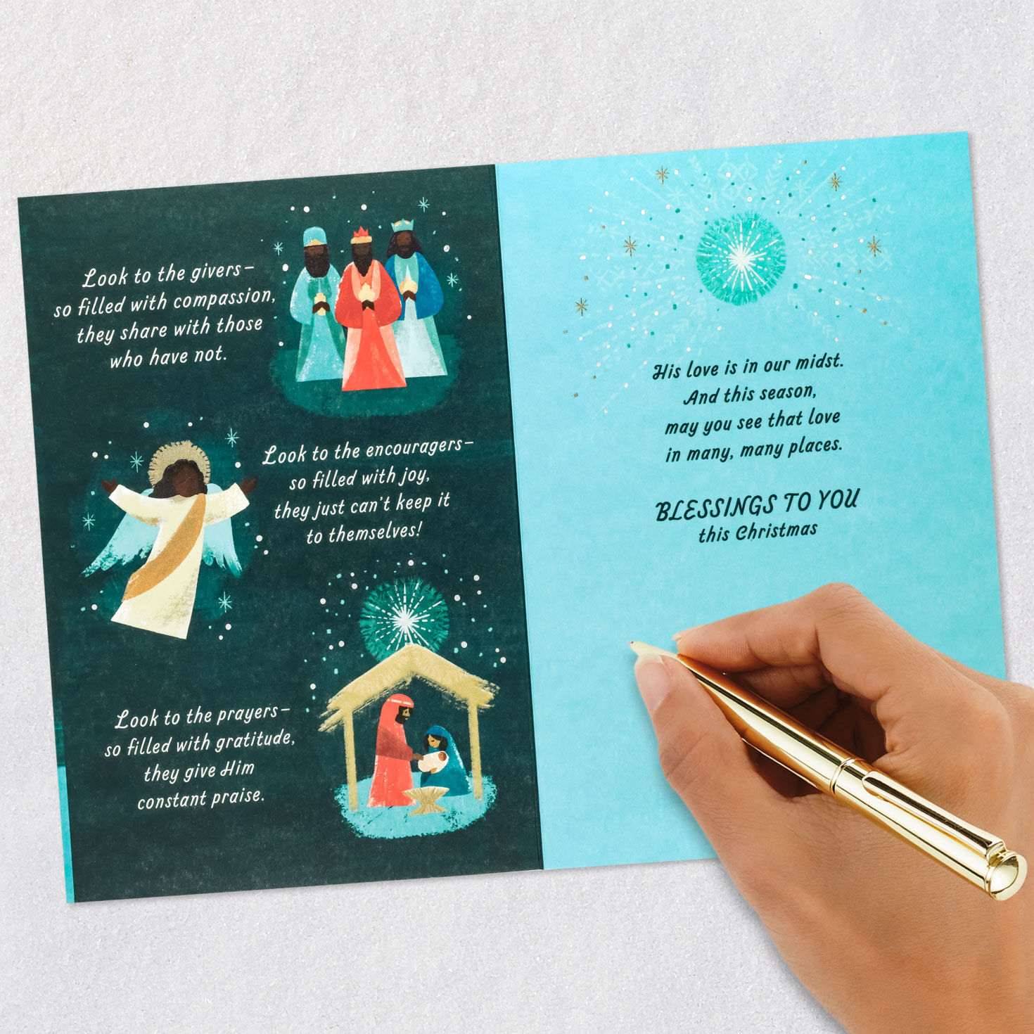 God's Love is in Our Midst Religious Christmas Card for only USD 5.99 | Hallmark