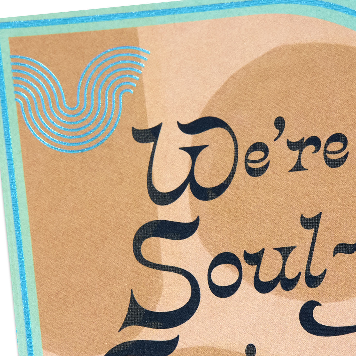 Soul Friends Modern Abstract Friendship Card Card Front Detail image number 5