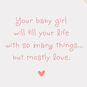 Newborn Items and Hearts 99-cent New Baby Girl Card Sentiment image number 3