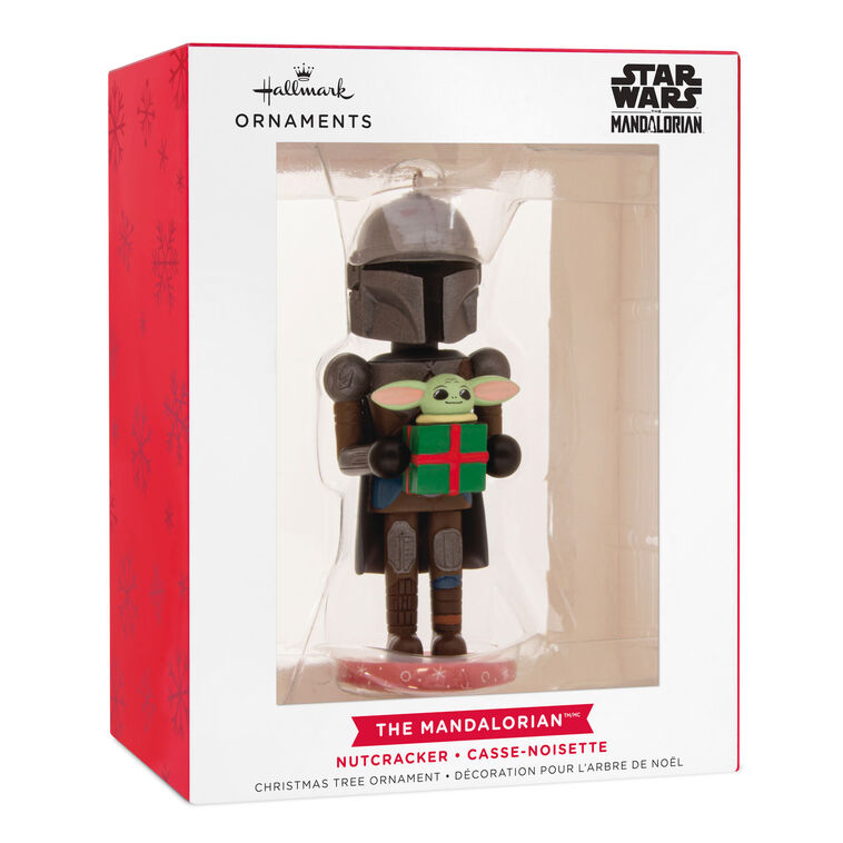 Mandalorian Grogu Nutcracker Christmas Ornament package front image number 7