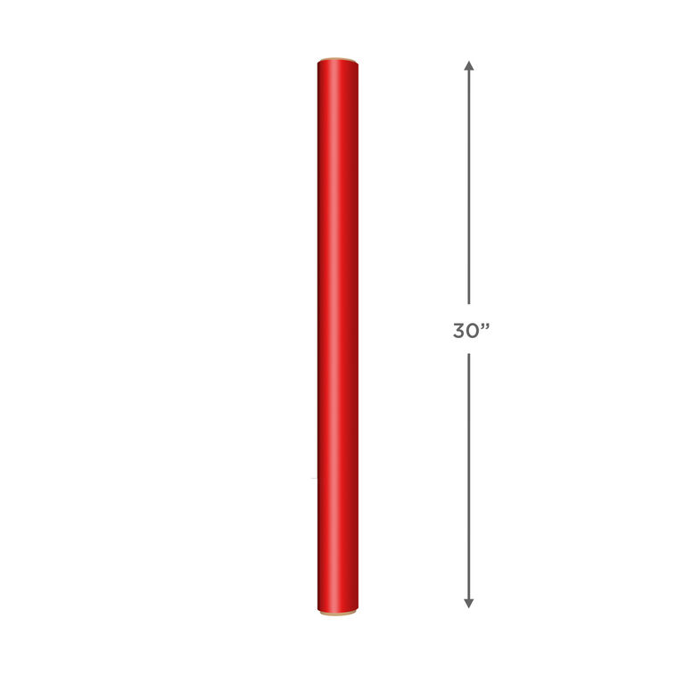 Red Cellophane Gift Wrap Roll  image number 2