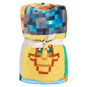 Minecraft Game Icons in Colorful Grid Fleece Blanket rolled image number 6