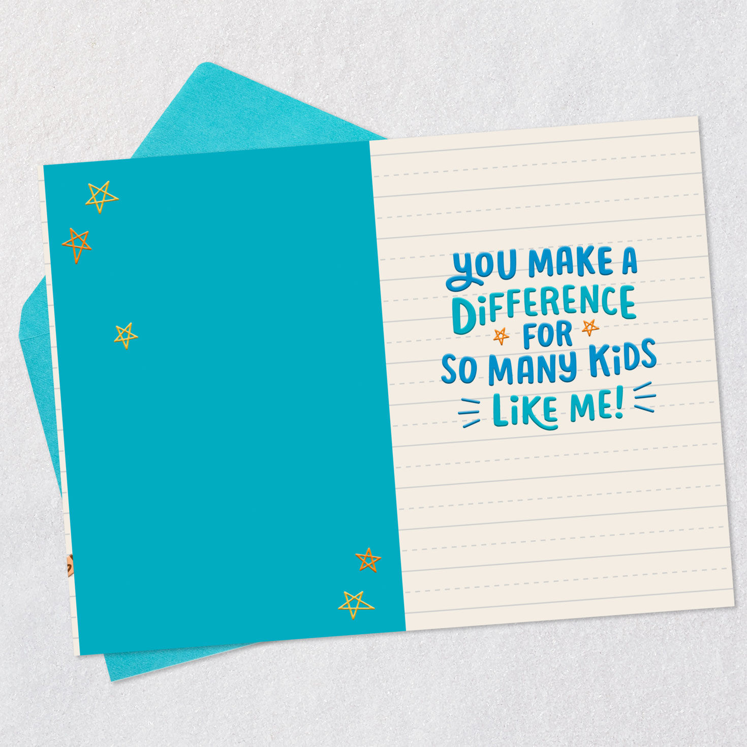 You Make School Great Thank You Card From Kids for only USD 2.99 | Hallmark