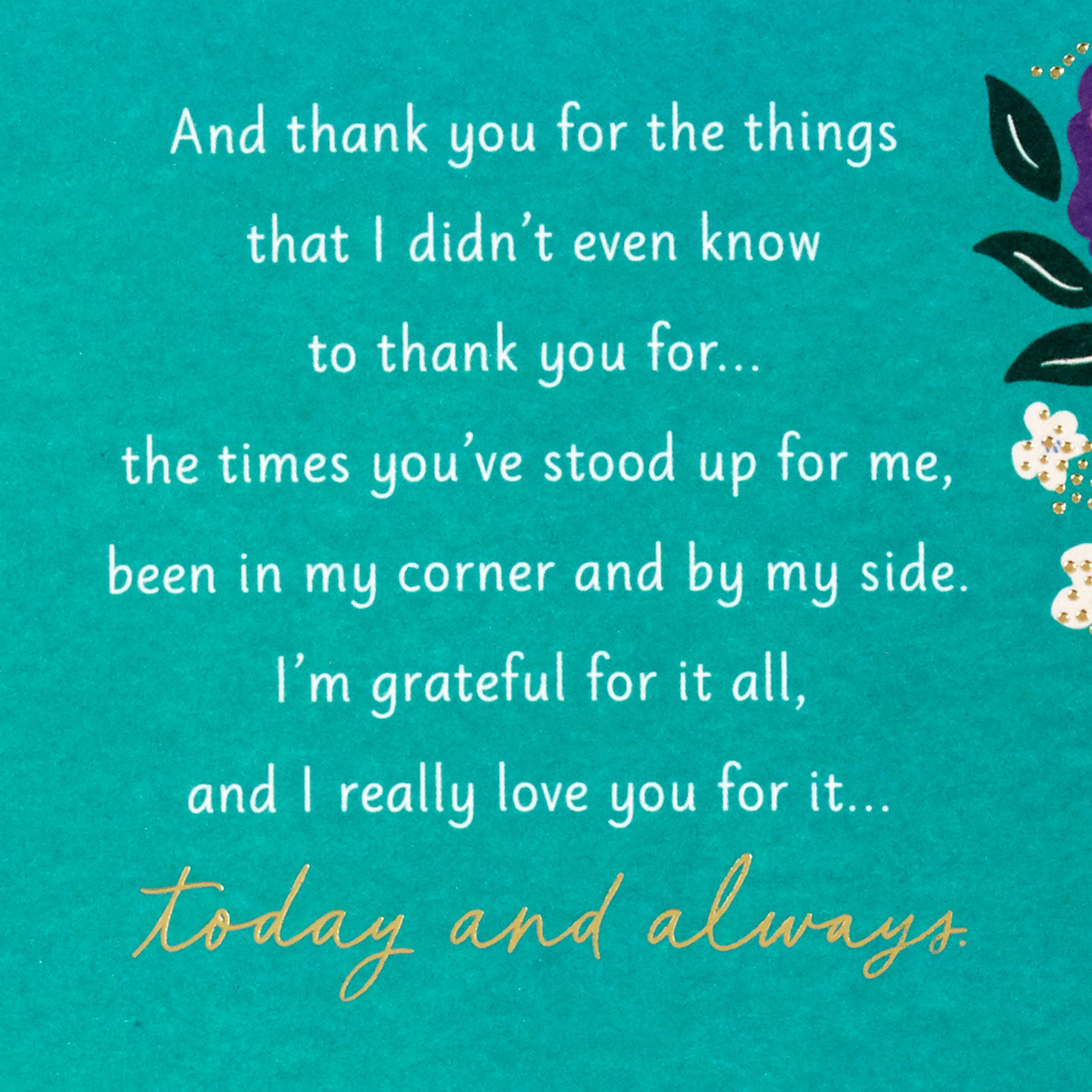 Thank You So Much Mother's Day Card for Auntie, , large image number 3