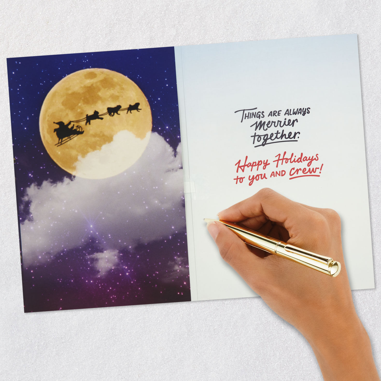 Merrier Together Funny Musical Christmas Card for All, , large image number 6