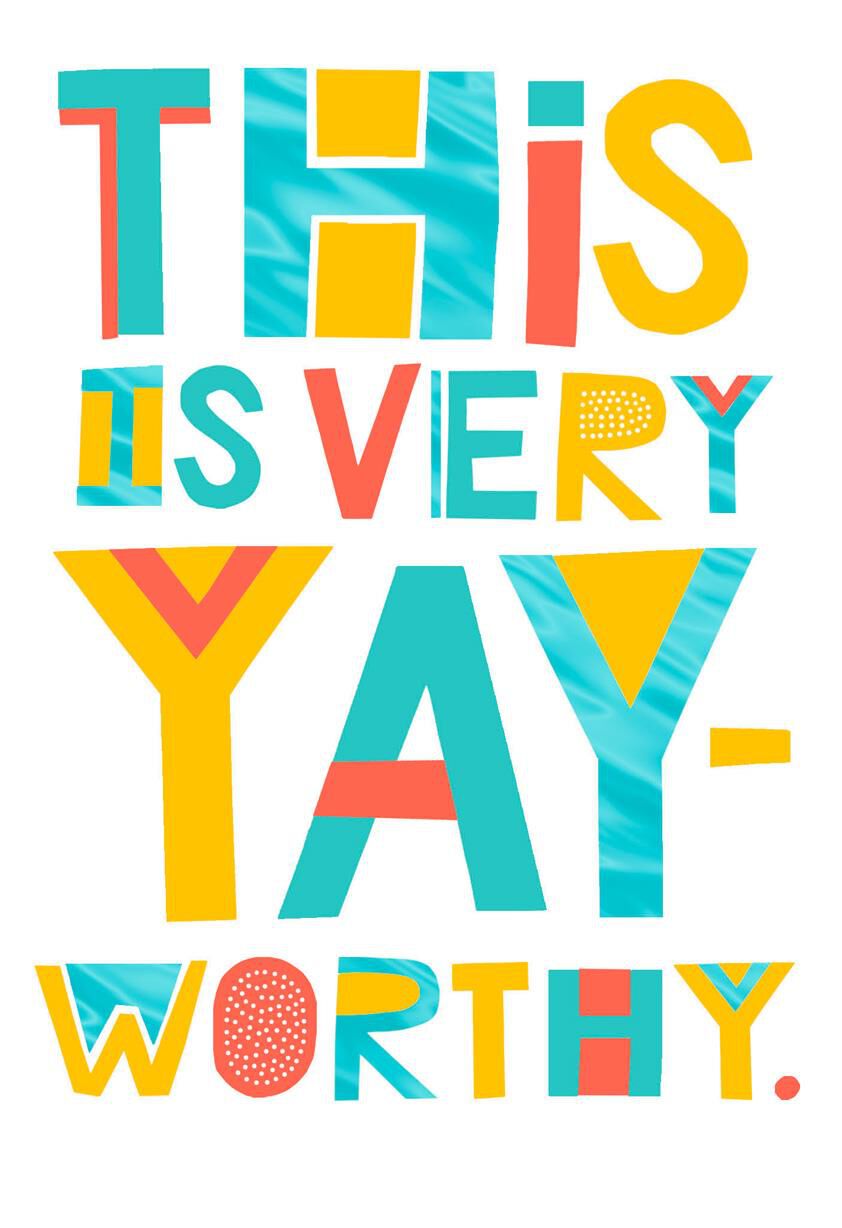 Yay-Worthy Congratulations Card
