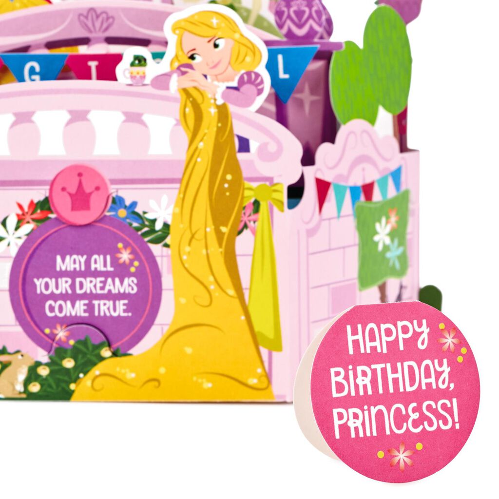 Disney Princesses Magical Pop Up Birthday Card Greeting Cards
