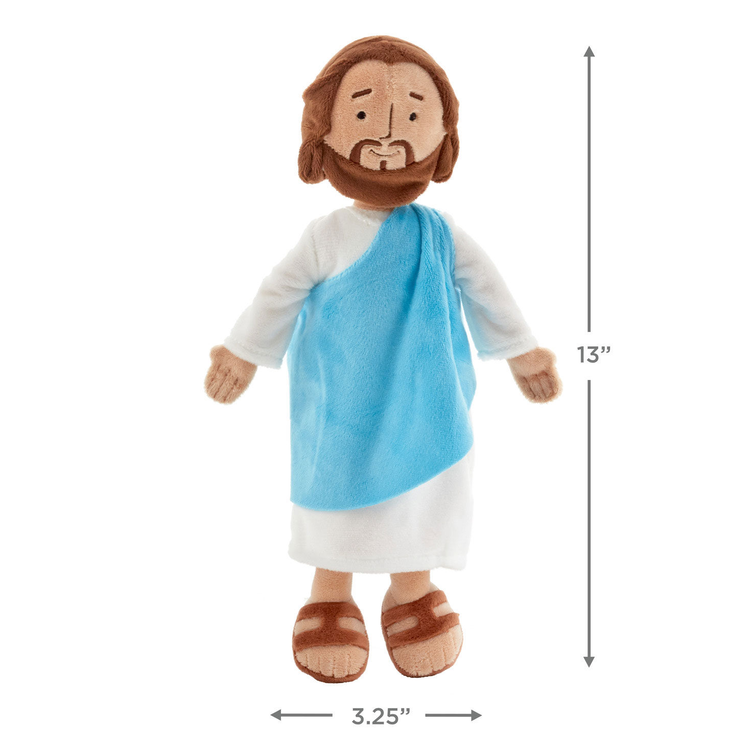 My Friend Jesus Stuffed Doll, 13" measurement image number 3